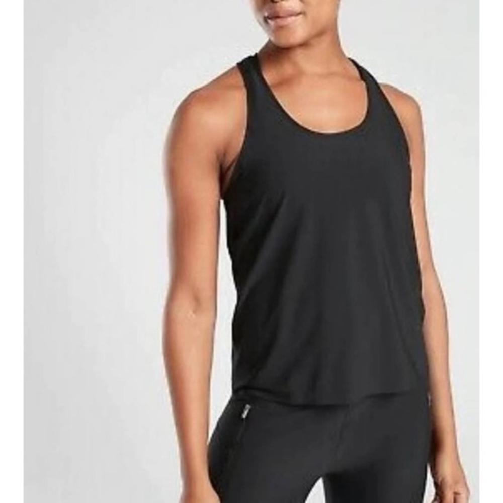 New‎ w Tags! Athleta Women’s Nova Tank in Black size Small Lululemon Vuori style